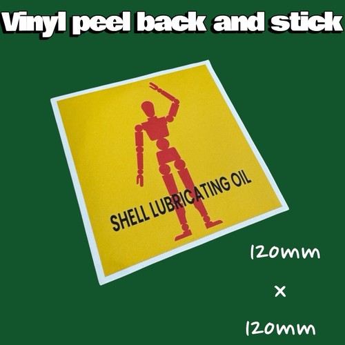 Shell lubricating oil vintage
